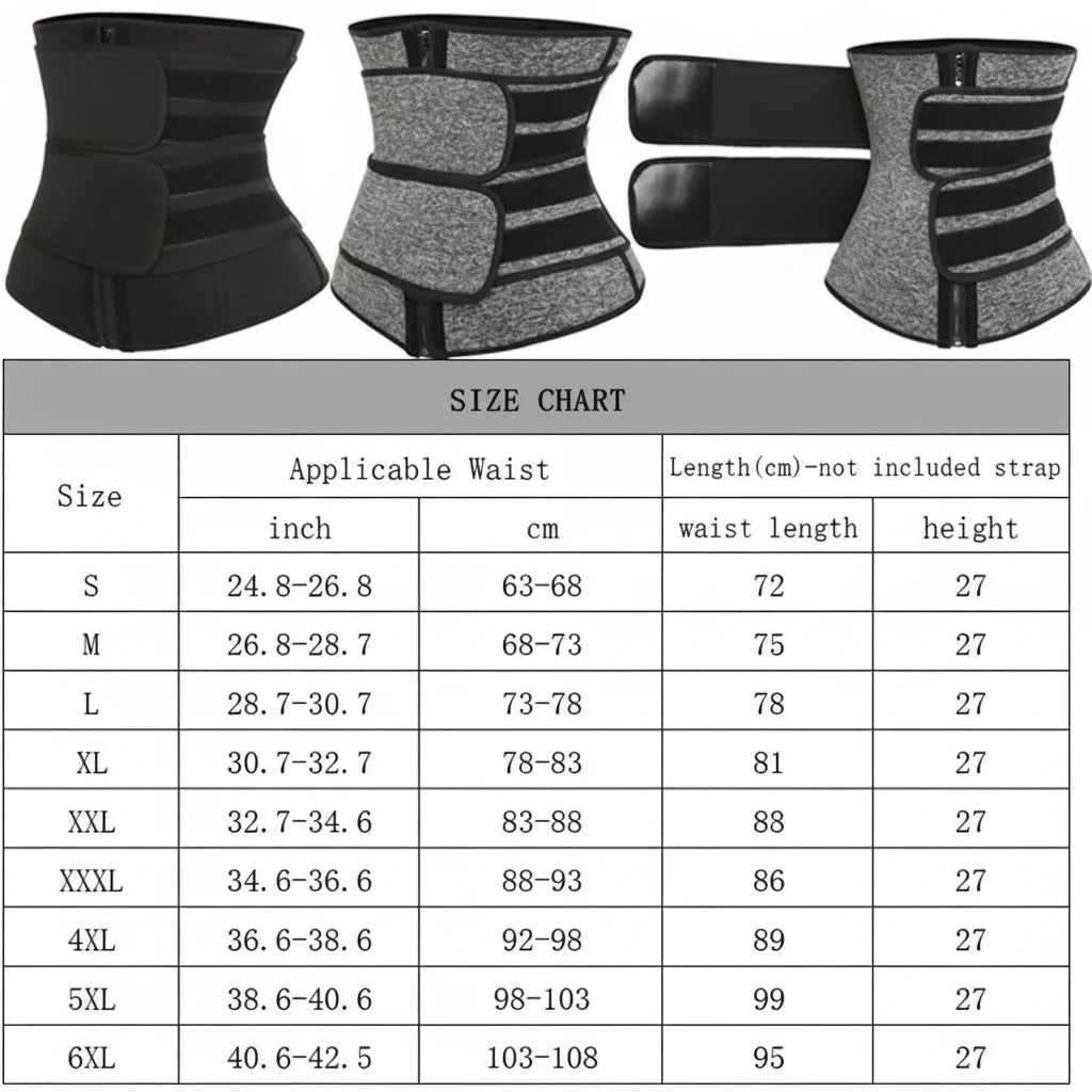 SHREDBAND™ Men’s Sweat & Sculpt Waist Trainer | Fat-Burning Sauna Belt